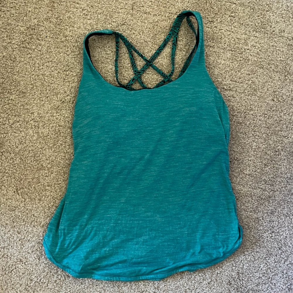 Lululemon backless tank